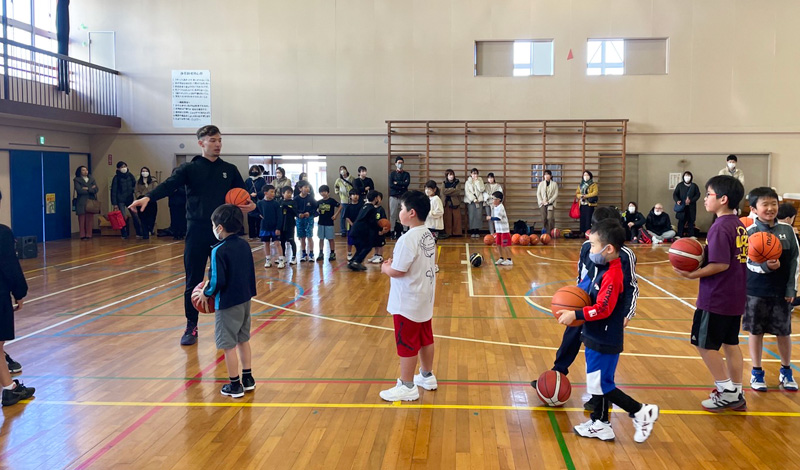 関口サムエルPRESENTS我孫子市バスケ教室開催風景3